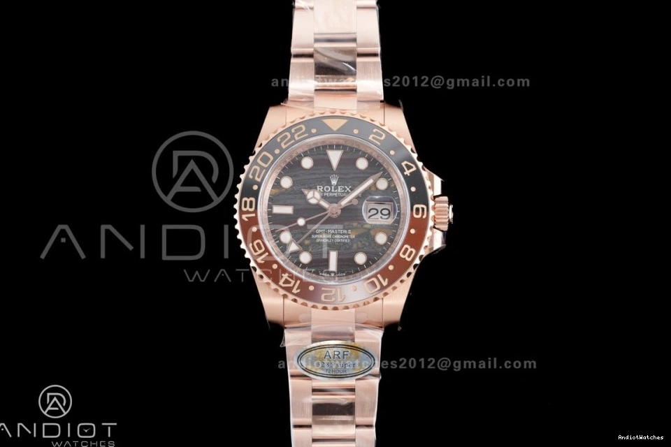 on Sh 861 Durable Dial RG Master GMT Best Iron ARF II Oyster Bracelet CHNR Edition Tiger 126715 0425